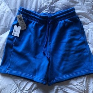 Aritzia Cozy Fleece Boyfriend 5” Sweatshort in Cali Blue